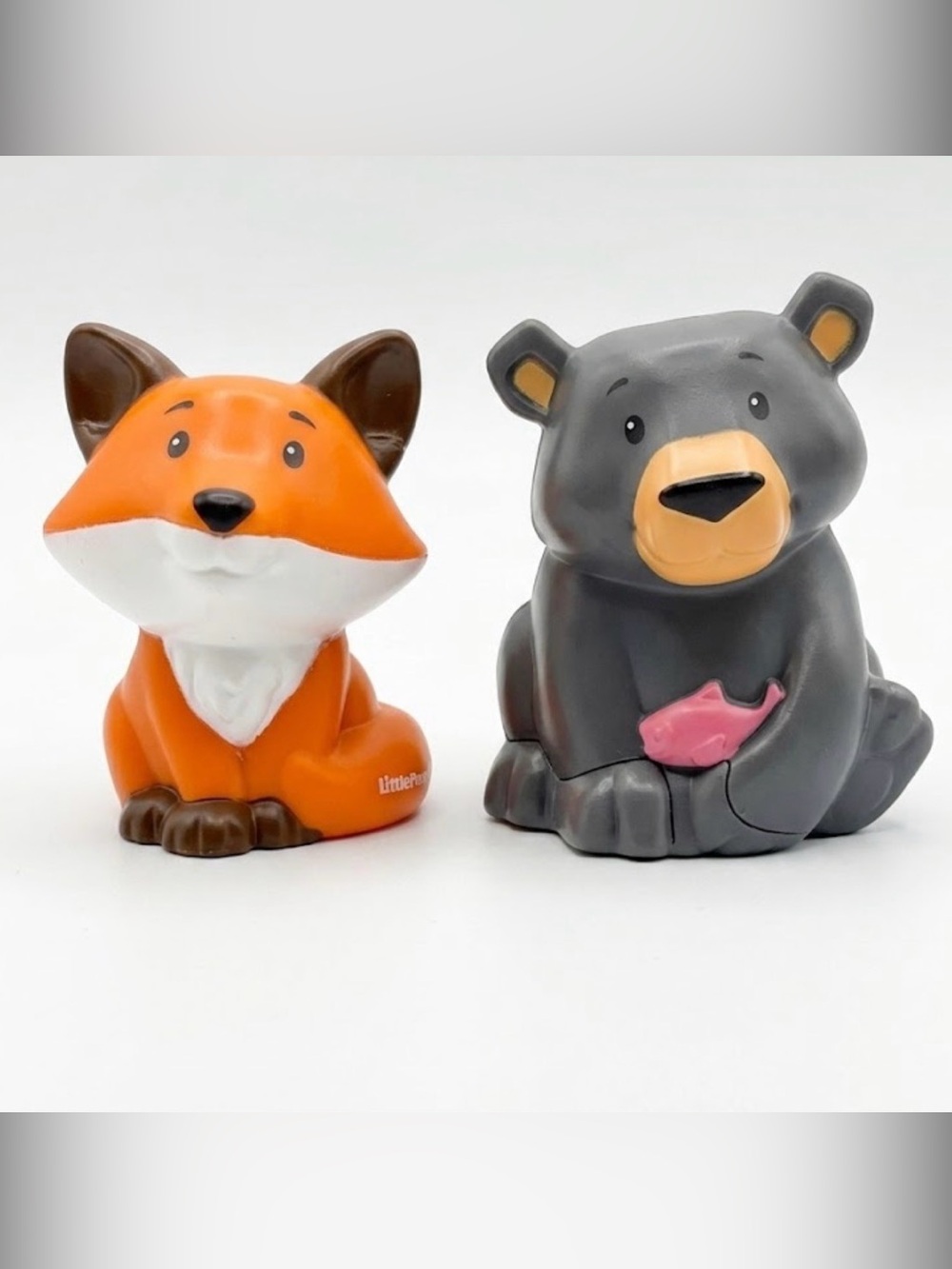 Fisher Price Little People Animals Forrest Friend Fox Bear Kid Toy Mattel